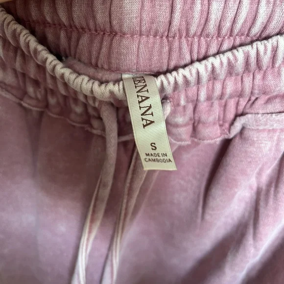 NWOT Zenana Outfitters Dusty Rose Wide Leg Sweatpants - Picture 5 of 8